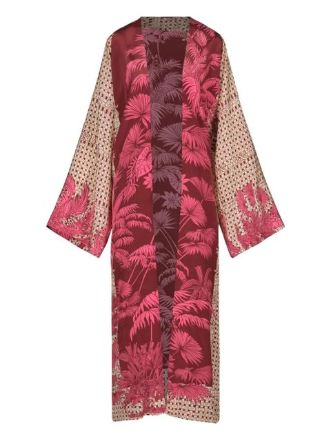 Johanna Ortiz Tropical Romance palm print beachwear - Red - zdjęcie produktu nr 1