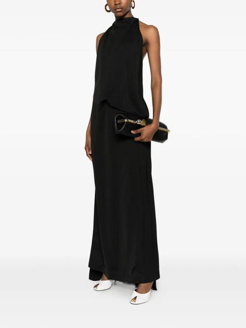 Sportmax Spsdolmen halterneck maxi dress - Black - zdjęcie produktu nr 2