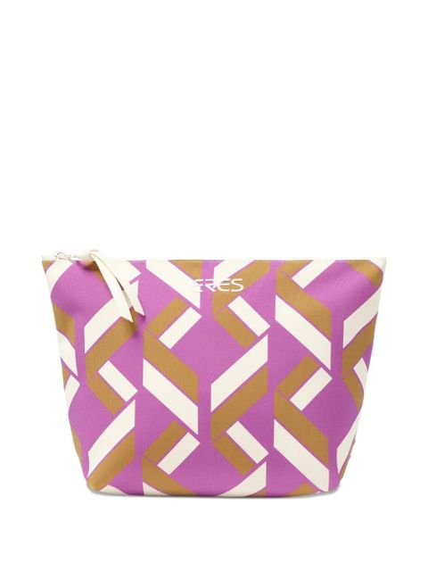 ERES Pocket swim geometric-pattern clutch bag - Purple - zdjęcie produktu nr 1