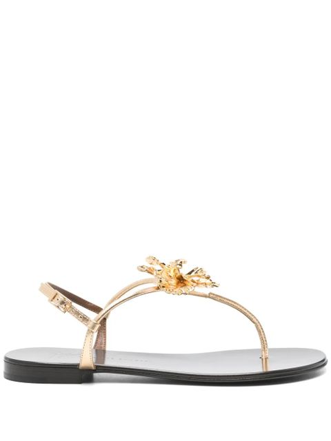 Giuseppe Zanotti Orchid flat sandals - Gold - zdjęcie produktu nr 1