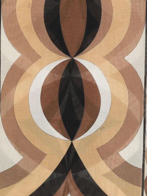 PUCCI geometric-pattern pareo - Gold - zdjęcie produktu nr 2