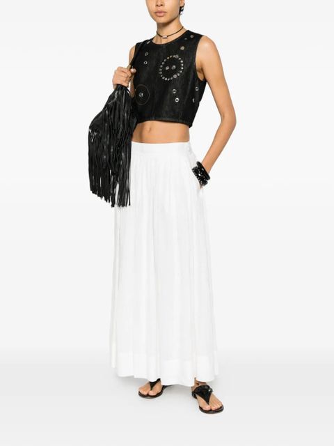 Chloé stud-embellished crop top - Black