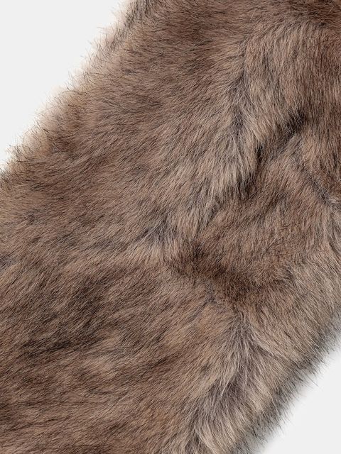 Stand Studio szalik Lone damski kolor beżowy wzorzysty 66566-9397