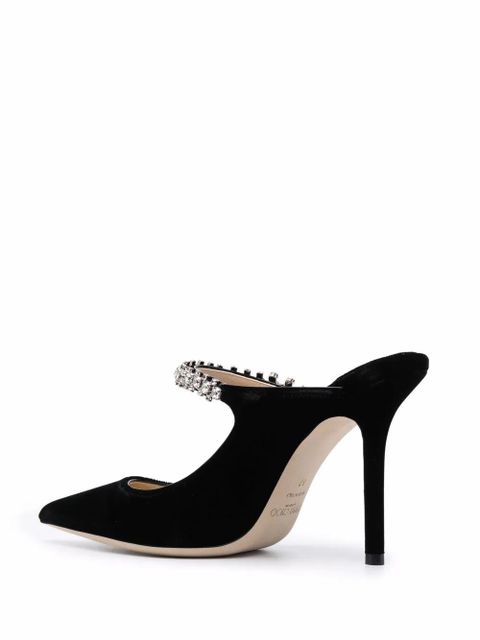 Jimmy Choo BING 100mm pointed mules - Black