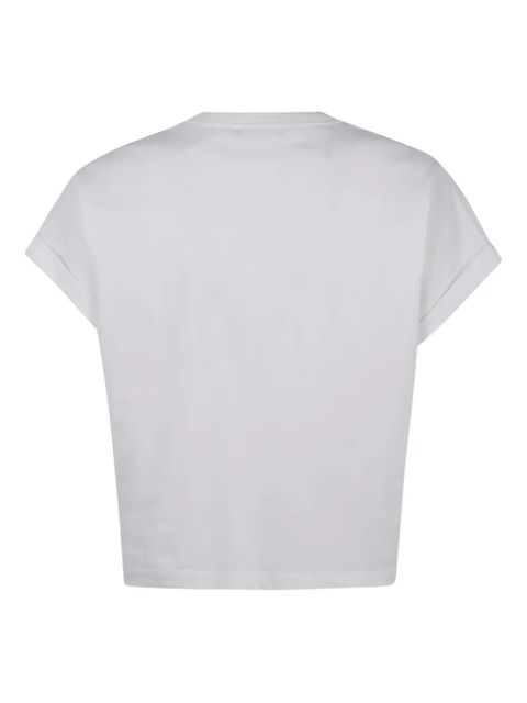 Balmain logo-print T-shirt - White