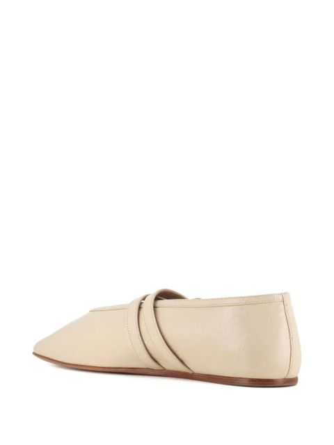 Le Monde Beryl buckle-embellished ballet flats - Neutrals - zdjęcie produktu nr 2