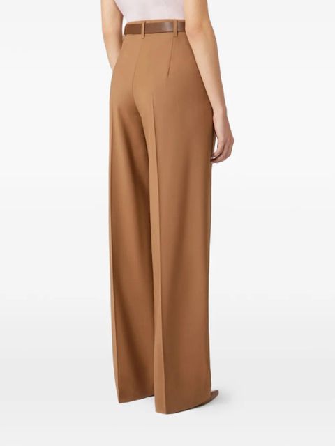 Max Mara Bergamo pleated belt trousers - Brown - zdjęcie produktu nr 2