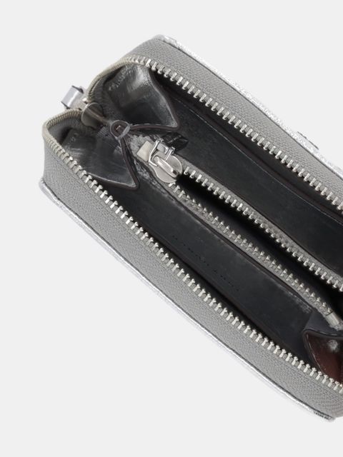 Tory Burch portfel Kira Diamond damski kolor srebrny 175007-040