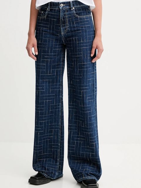 Kenzo jeansy damskie kolor niebieski FF62DP2176V3 - zdjęcie produktu nr 1