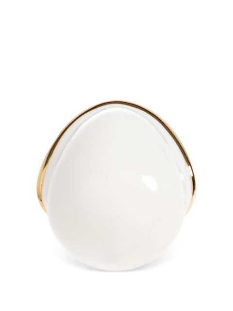 Jacquemus Raisin oval earrings - White