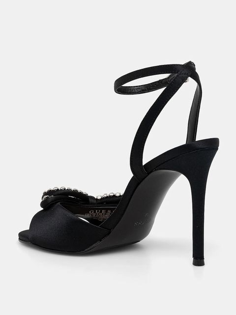 Guess szpilki CHARMIN kolor czarny FLFCHA SAT03