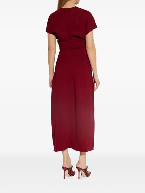 ANINE BING Zadig V-neck midi dress - Red