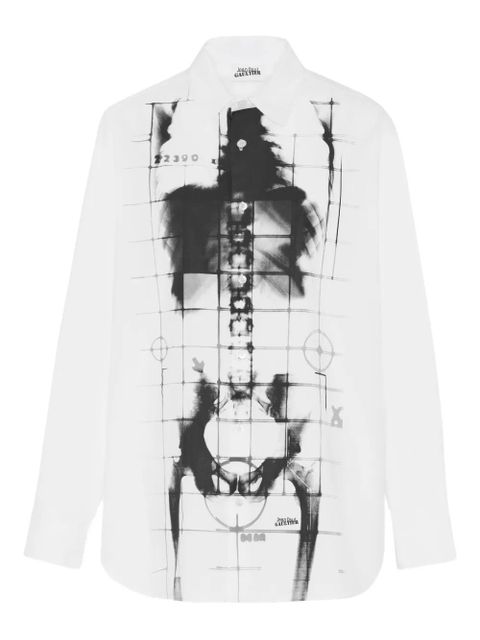 Jean Paul Gaultier Squeletor printed button shirt - White - zdjęcie produktu nr 1