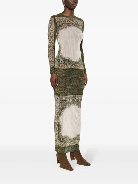 Jean Paul Gaultier Catrouche mesh maxi dress - White - zdjęcie produktu nr 2