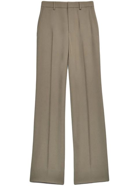 AMI Paris wide-leg virgin-wool trousers - Neutrals - zdjęcie produktu nr 1