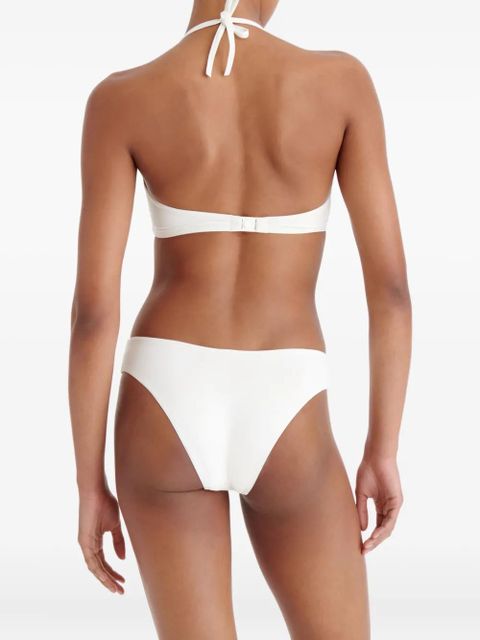 ERES Gang halterneck bikini top - White