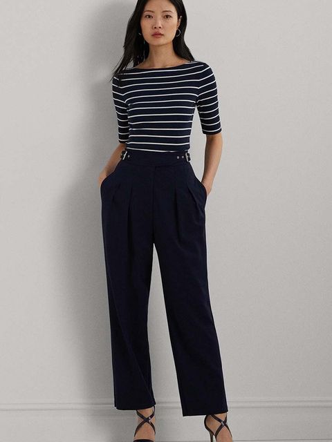 Lauren Ralph Lauren Bluzka 200701085002 damska kolor granatowy wzorzysta