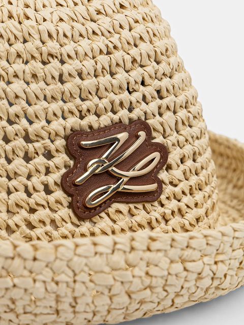 Karl Lagerfeld kapelusz K/AUTOGRAPH kolor beżowy B1W46086 - zdjęcie produktu nr 2