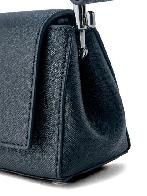 Vivienne Westwood Hazel logo-detail textured shoulder bag - Black