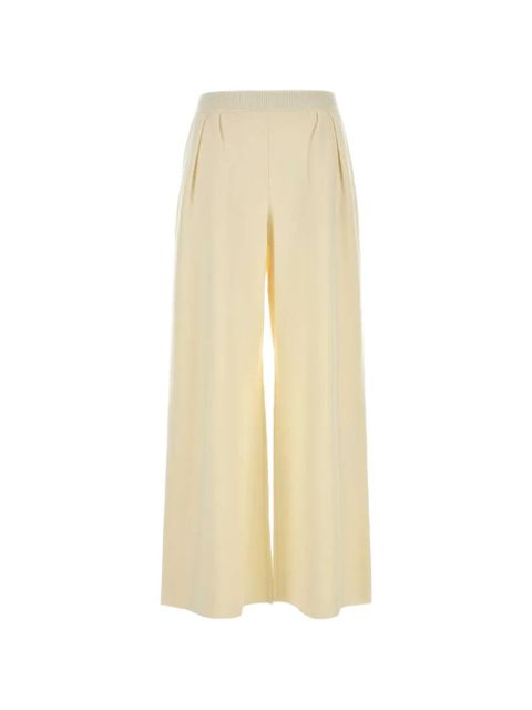 Max Mara wide-leg wool trousers - Neutrals - zdjęcie produktu nr 1