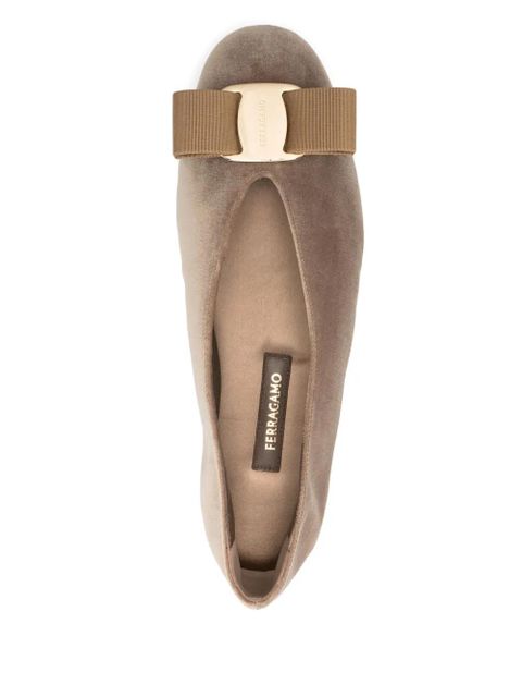 Ferragamo Vara Bow ballet flats - Neutrals