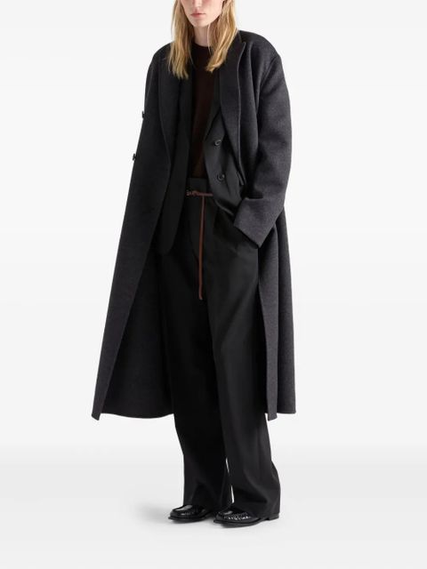 Prada notch-lapel wool blazer - Black - zdjęcie produktu nr 2