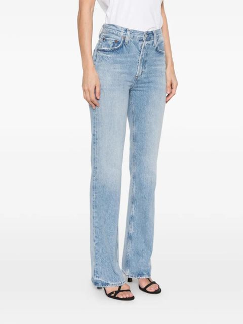 AGOLDE Leena flared jeans - Blue