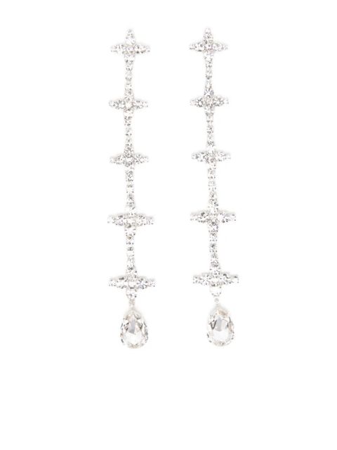 Magda Butrym cross drop earrings - Silver