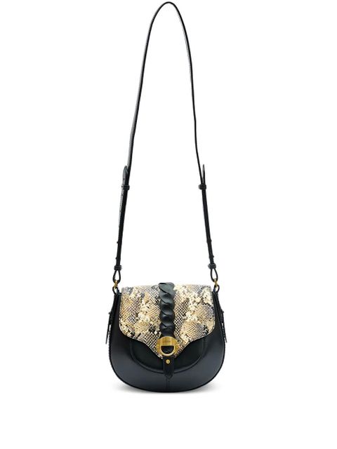 ISABEL MARANT small Altay snakeskin-effect crossbody bag - Black - zdjęcie produktu nr 1