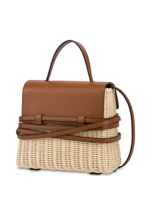Moschino wood tote bag - Neutrals - zdjęcie produktu nr 2