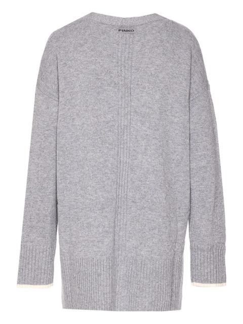 PINKO mélange-effect cardigan - Grey - zdjęcie produktu nr 2