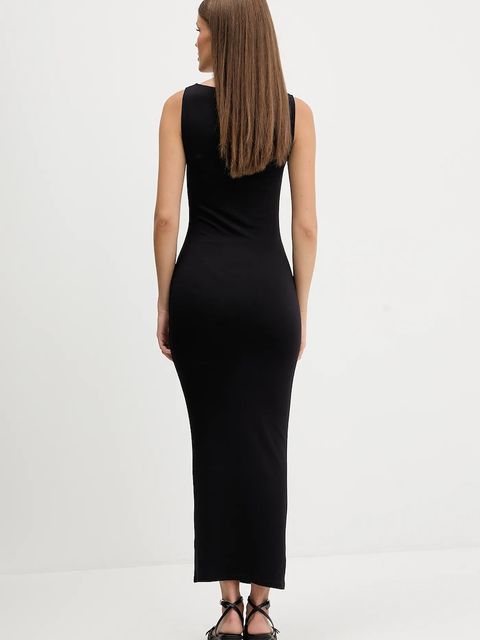 Juicy Couture sukienka kolor czarny maxi prosta JCWED225318