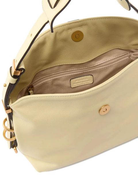 PINKO small Saddle leather shoulder bag - Neutrals