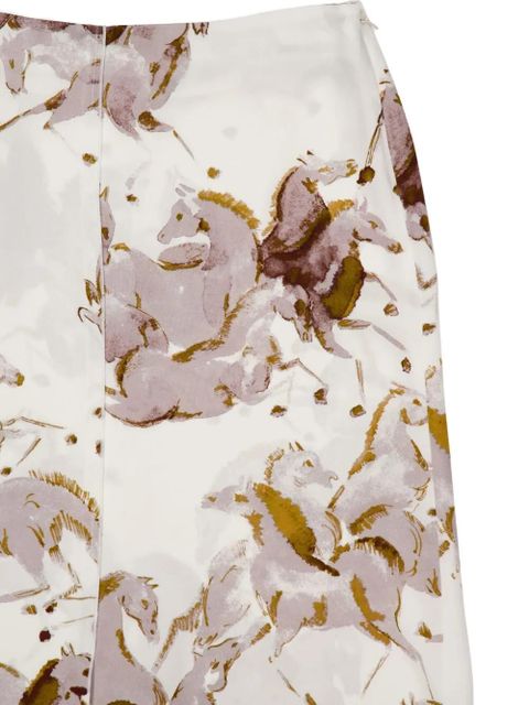 Altuzarra printed midi skirt - White