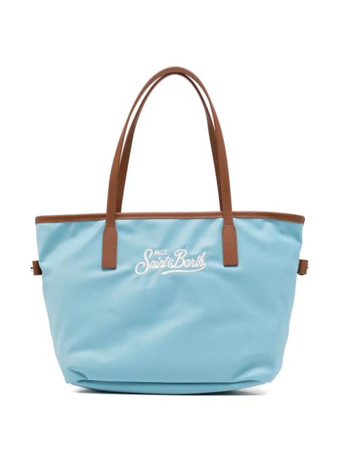 MC2 Saint Barth embroidered-logo tote bag - Blue - zdjęcie produktu nr 1