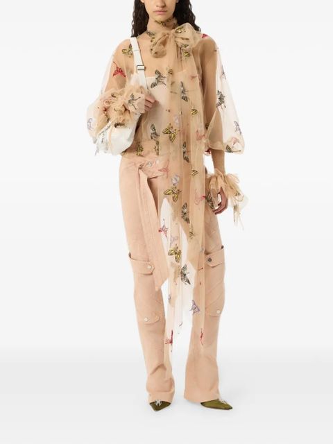 Blumarine belted trousers - Neutrals - zdjęcie produktu nr 2