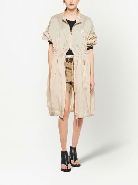 Miu Miu logo-patch long-sleeve T-shirt - Black - zdjęcie produktu nr 2