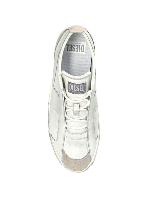 Diesel panelled low sneakers - White