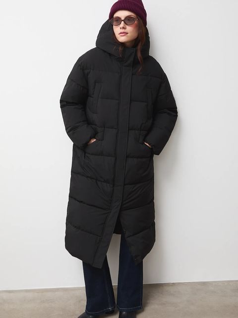 Medicine płaszcz damski kolor czarny - zdjęcie produktu nr 2