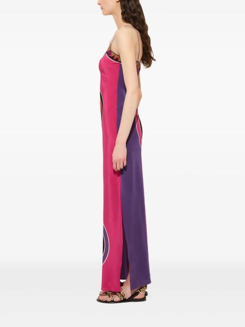 PUCCI abstract-print maxi dress - Purple