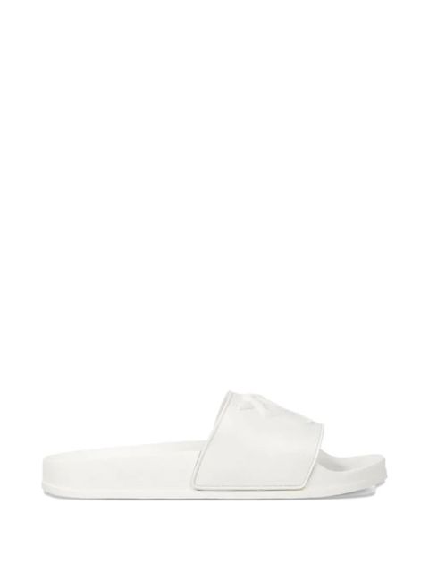 PINKO logo-embossed slides - White - zdjęcie produktu nr 1