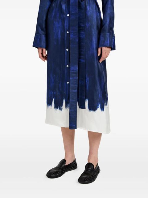 Proenza Schouler Amaya silk dress - Blue