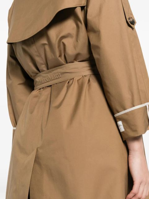 Max Mara notched-lapel belted coat - Brown
