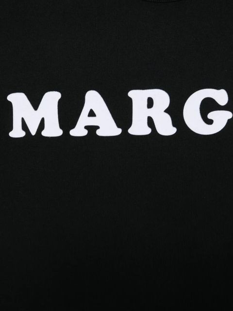 MM6 Maison Margiela lettered T-shirt - Black