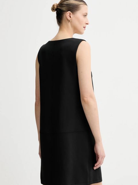 Calvin Klein sukienka kolor czarny mini prosta LV044D025G