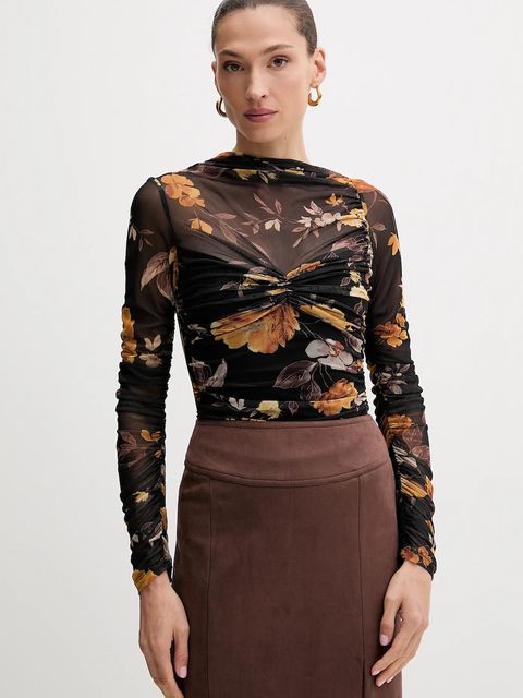 Bardot bluzka damska kolor czarny wzorzysta 60047TB - zdjęcie produktu nr 1