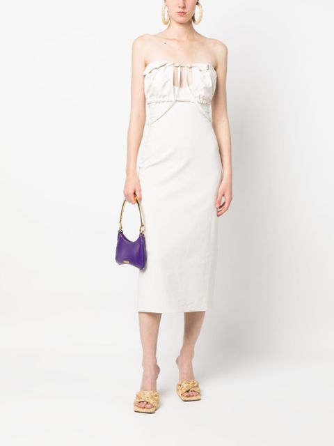 Jacquemus tailored strapless dress - Neutrals - zdjęcie produktu nr 2