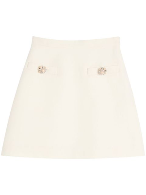 Valentino Garavani Crepe Couture mini skirt - Neutrals