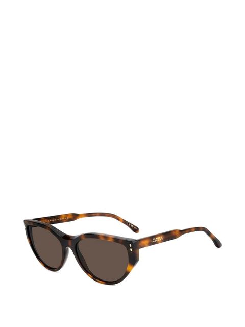 Isabel Marant Eyewear studded cat-eye sunglasses - Brown - zdjęcie produktu nr 2