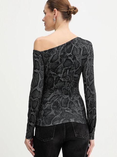 Guess longsleeve ANITA damski kolor szary W5BP08 K1492